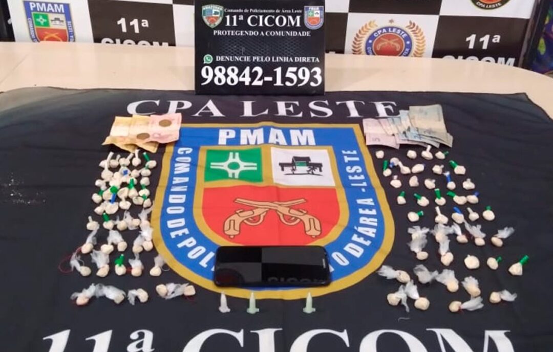 Nas últimas 24 horas, 18 pessoas são presas com drogas e armas no AM