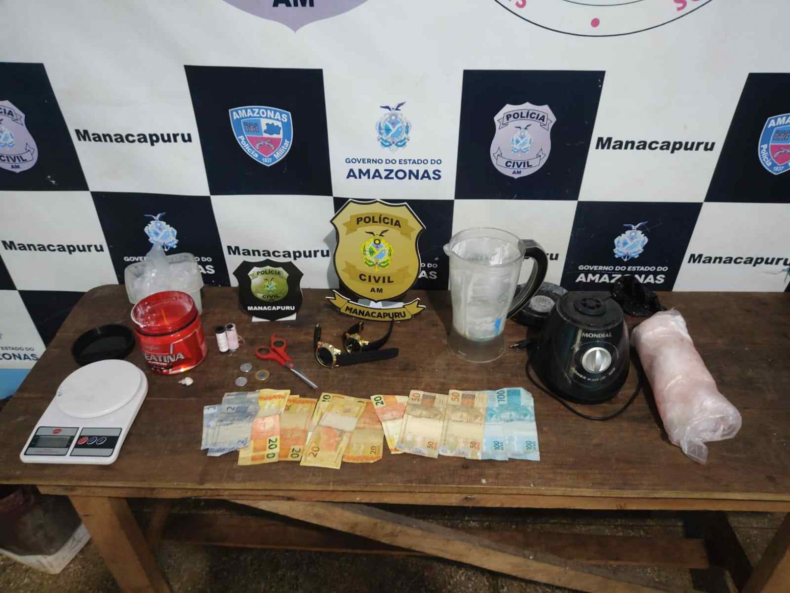 Em Manacapuru, “Bebê” é preso por tráfico de drogas