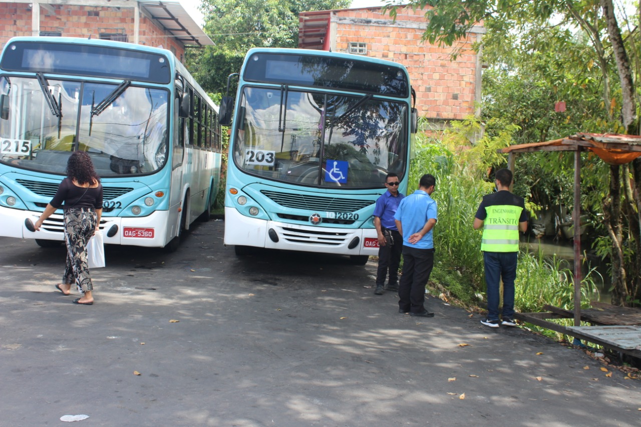 Terminais de ônibus são vistoriados em Manaus