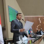 Governador Wilson Lima discursa na Aleam e faz balanço de gestão