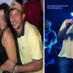 Sassá durante o evento