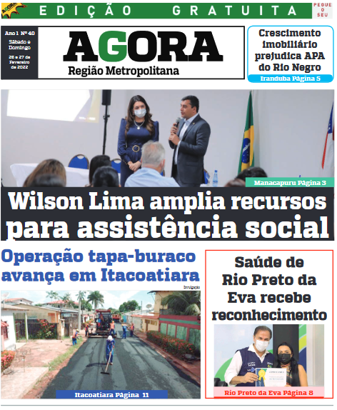 Jornal AGORA REGIÃO METROPOLITANA 26 e 27.02.2022