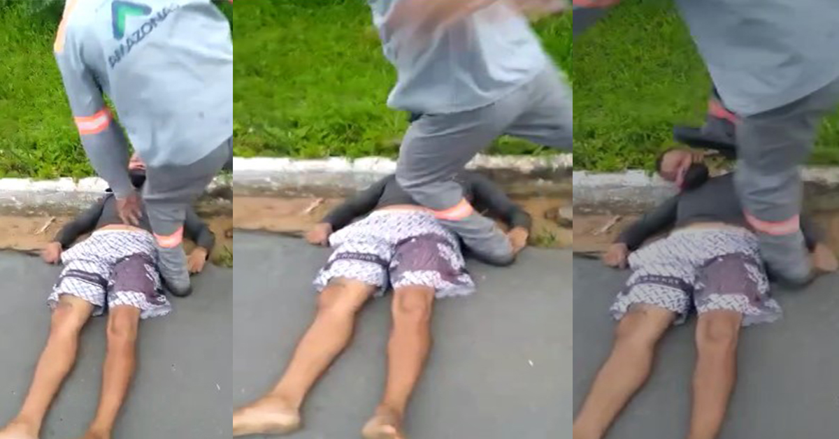 Suposto funcionário da Amazonas Energia lincha homem na BR 174