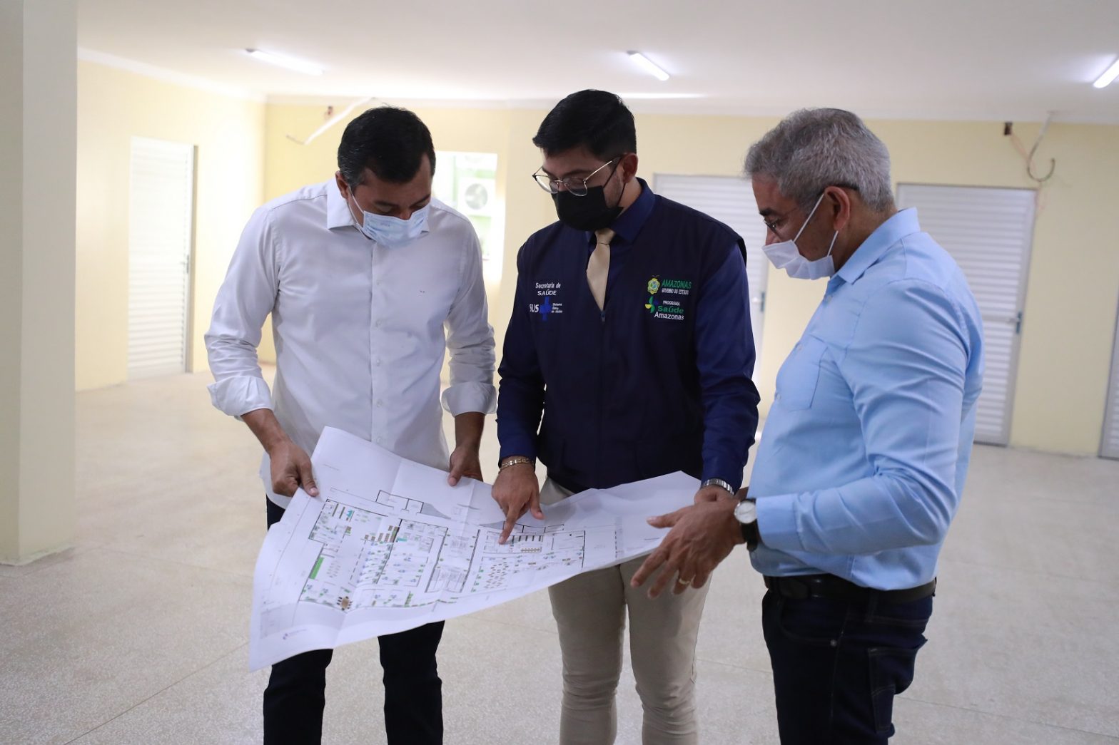 Wilson Lima vistoria obras de Centro Especializado para pessoas com deficiência