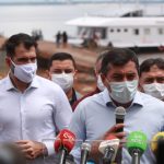 Inauguração do barco de pesquisa em Iranduba