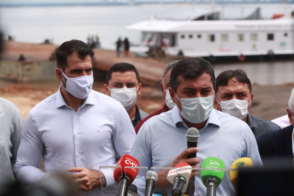 Inauguração do barco de pesquisa em Iranduba