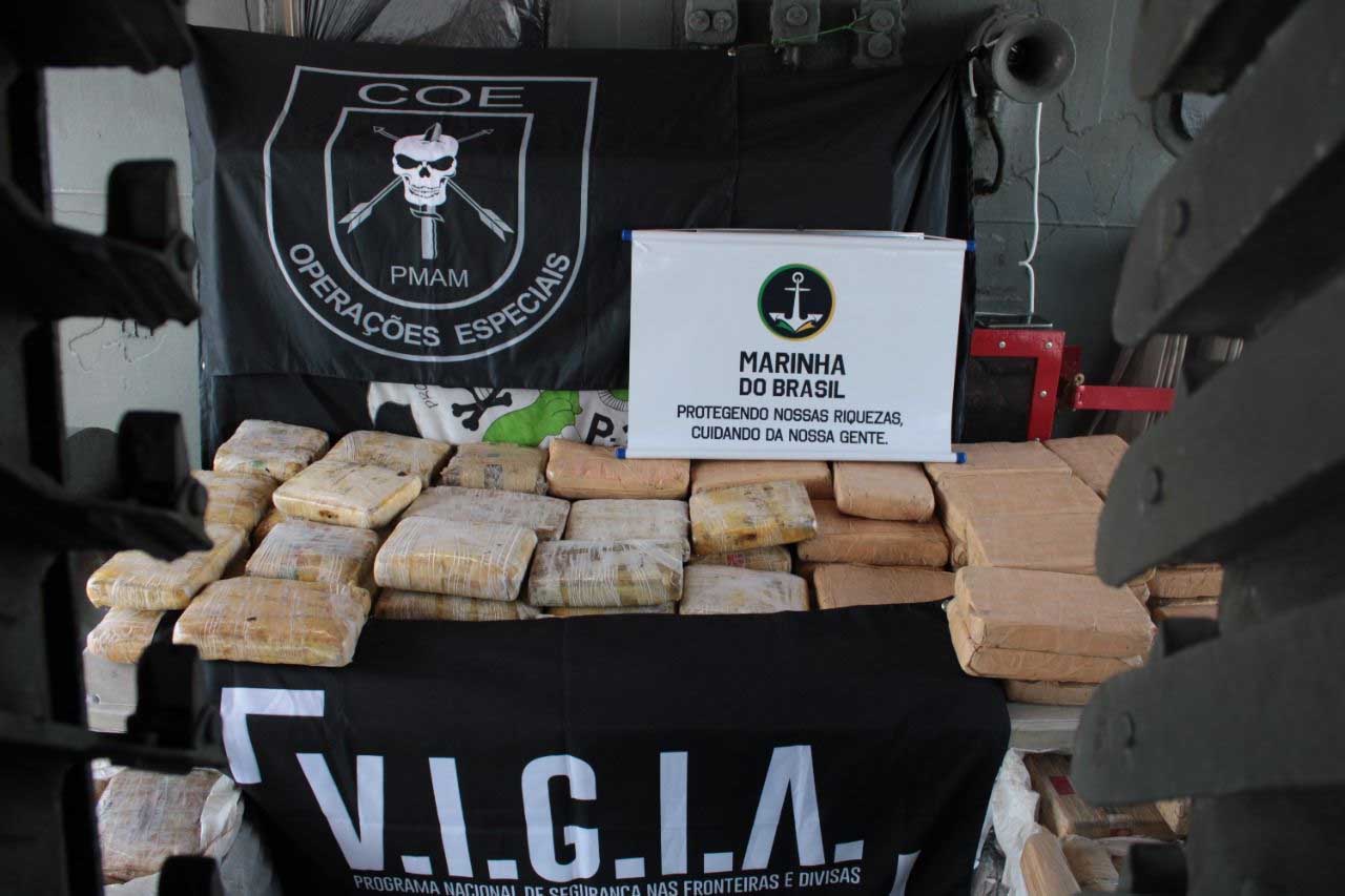 Em Japurá, homem é preso com 230 quilos de maconha