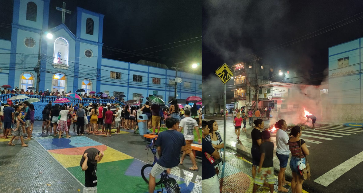 Família de jovem morto na Panair acusa polícia e pede justiça em manifestação