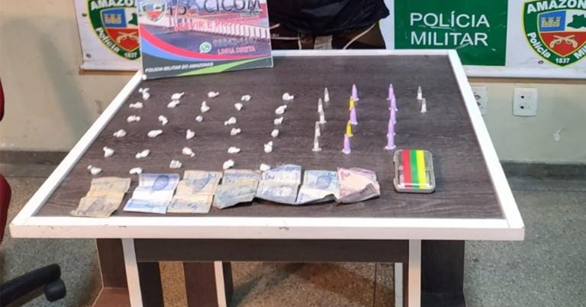 Ações da PM prendem quatro por tráfico em Manaus