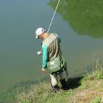captura de larvas para análise