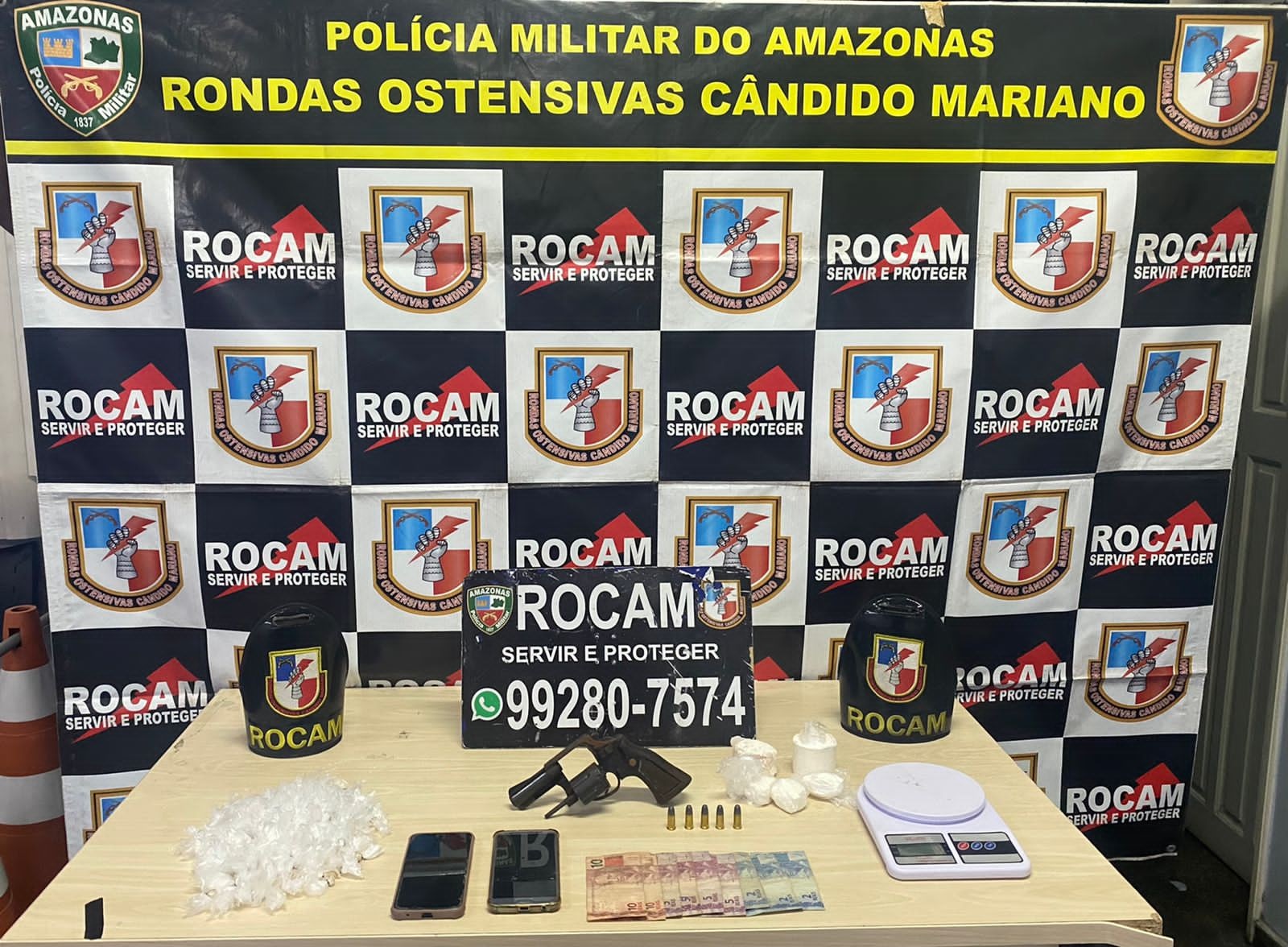 Homem é preso com armas e drogas na Zona Norte