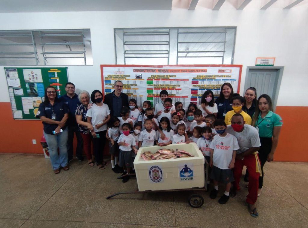 Doação de peixes da Seap