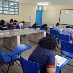 Alunos de escola estadual em Manaus