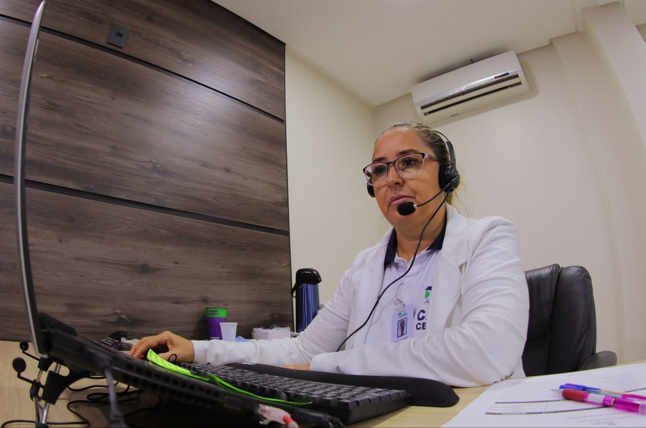 Call center do aplicativo Saúde Amazonas