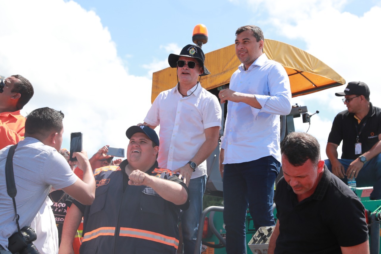 “Meu compromisso com o senhor está firmado”, diz Wilson Lima a David Almeida