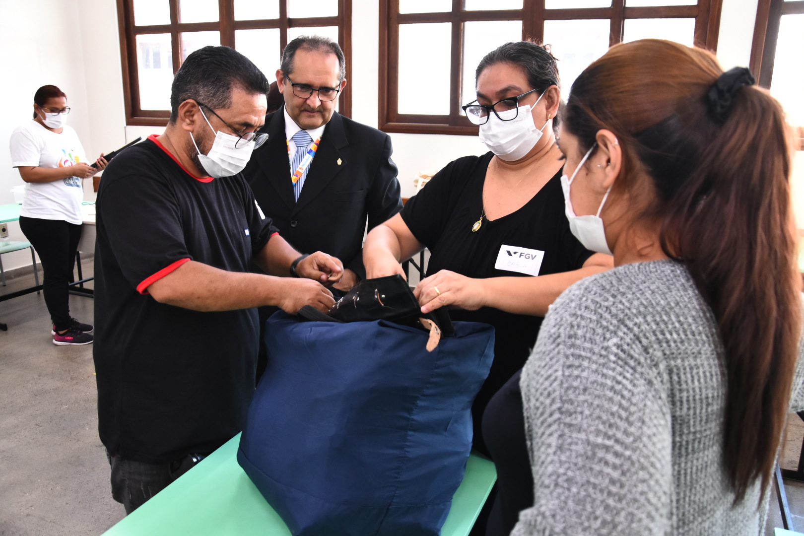 Mais de 1,2 mil candidatos realizaram a prova da Semsa nesta sexta (1º)