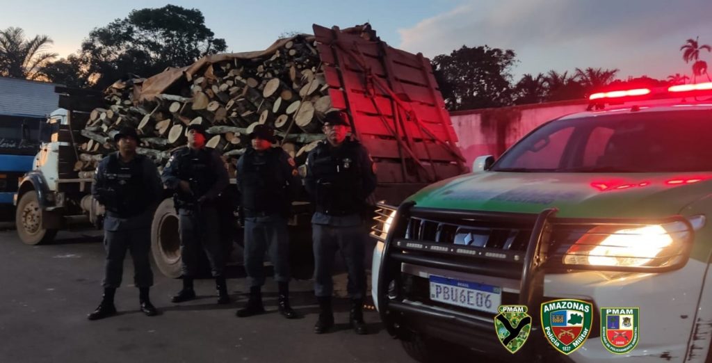 Madeira ilegal apreendida