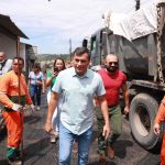 vistoria em obras de recuperação viária