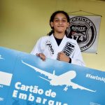 Atleta de jiu-jitsu, Ana Clara.