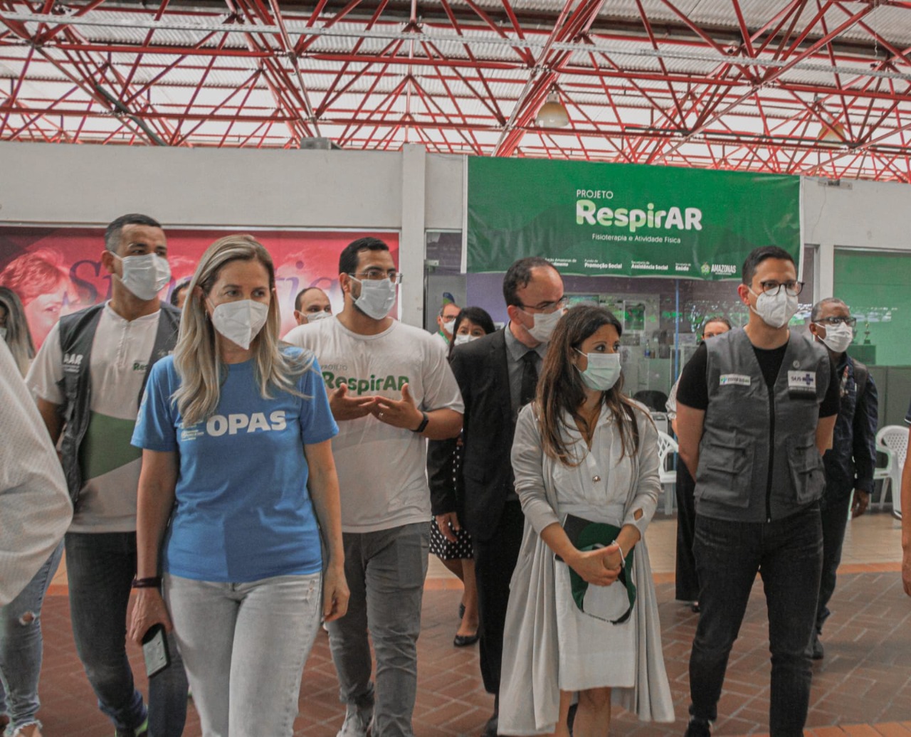 Organização Mundial da Saúde visita Projeto RespirAR em Manaus