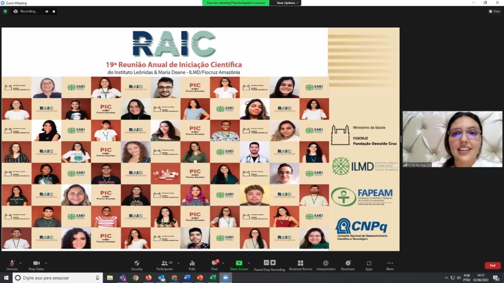 Apresentacao de trabalhos desenvolvidos no PAIC FAPEAM