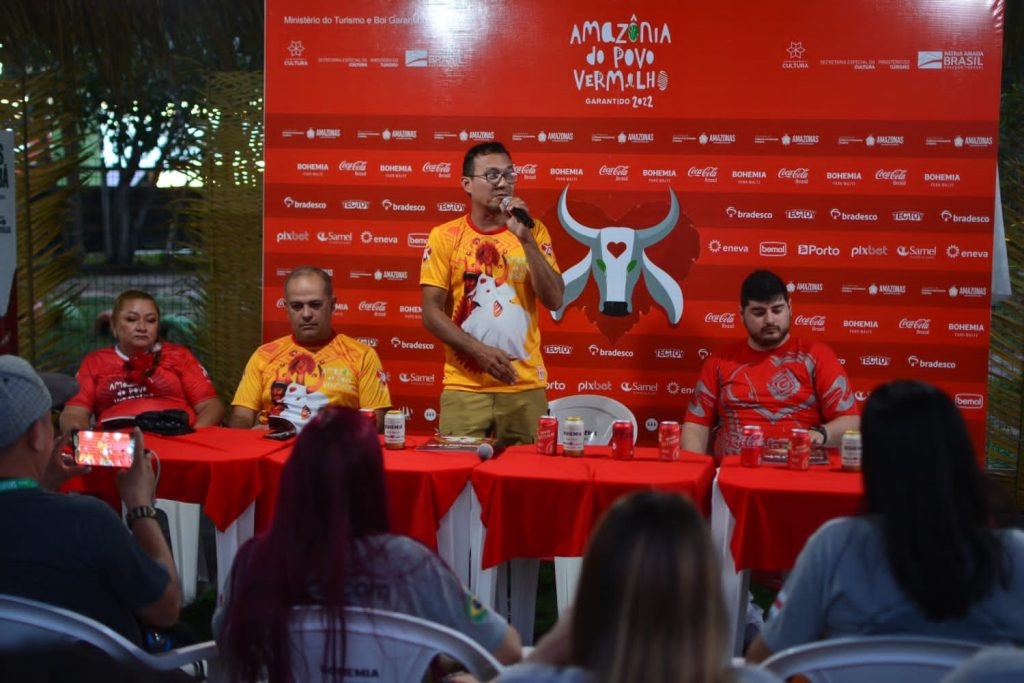 Coletiva de apresentação do Boi Garantido 2022