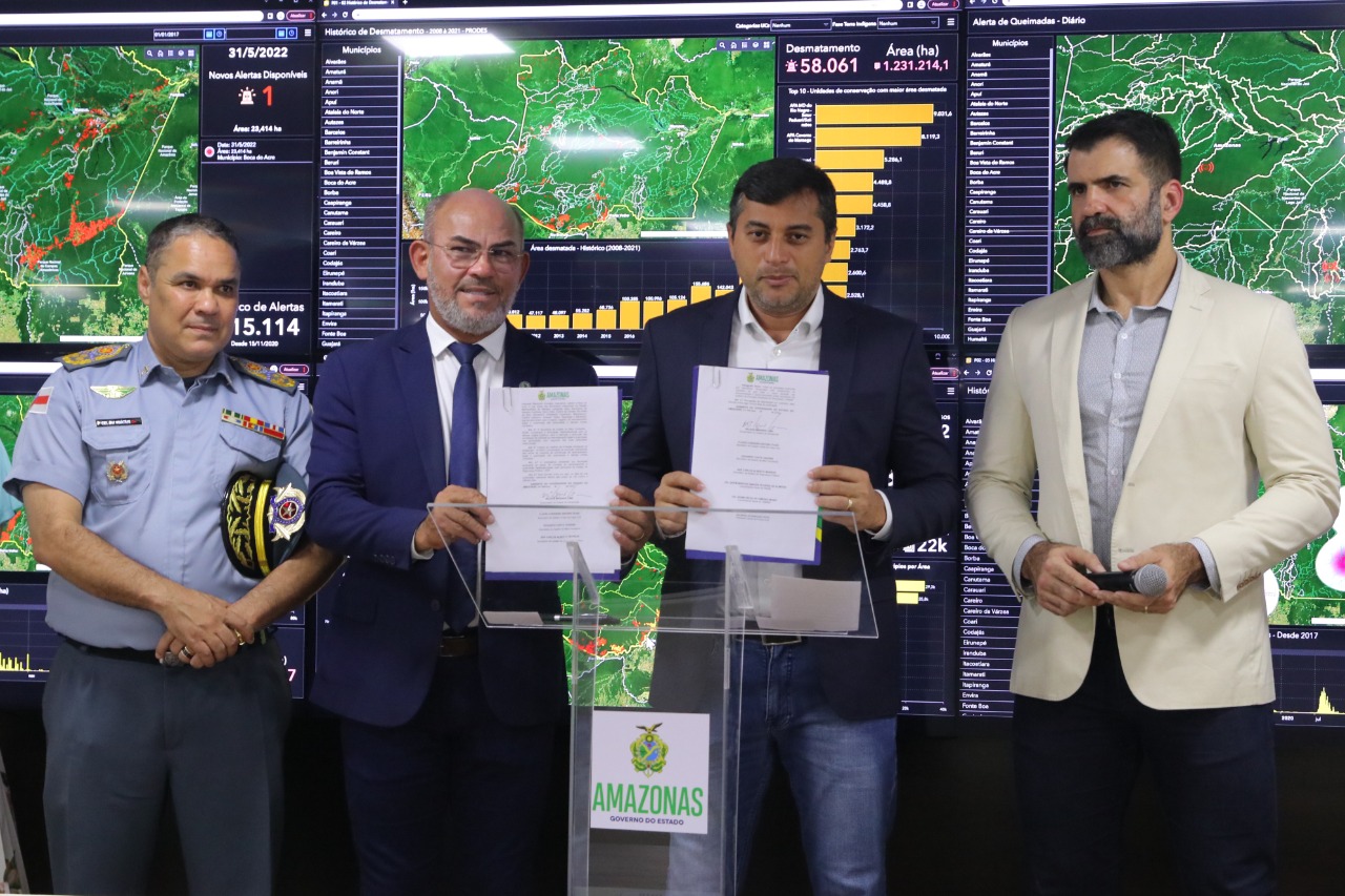 Wilson Lima estende poder de fiscalização ambiental a instituições de segurança pública