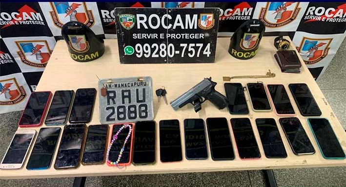 Celulares apreendidos