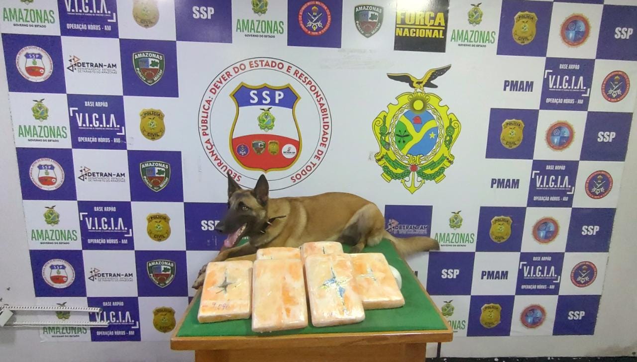 Drogas avaliadas em R$ 96 mil são apreendidas em embarcação no AM