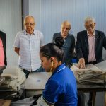 visita em empresa de reciclagem
