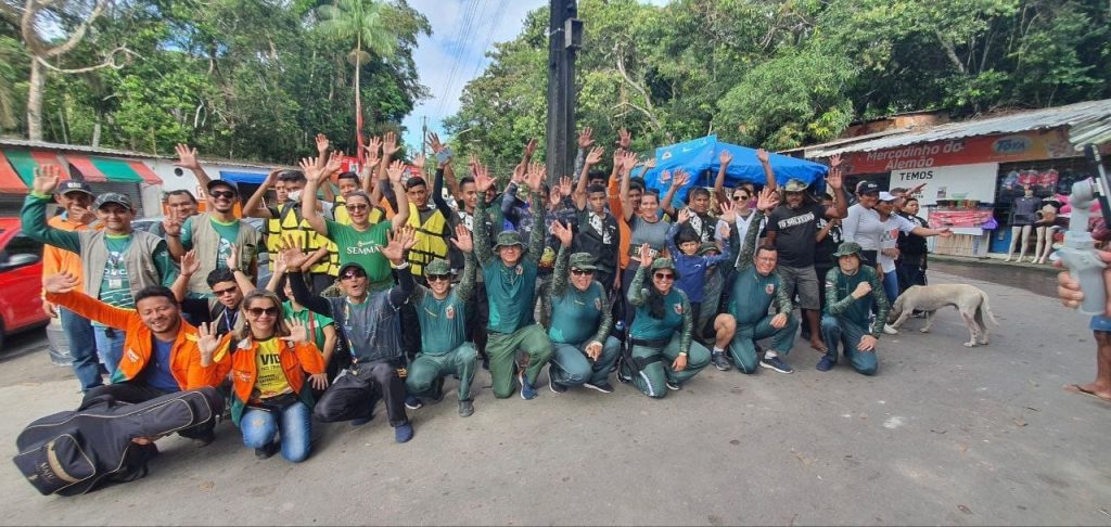 Ação no lago do Tarumã