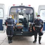 Ambulâncias no Festival Folclórico de Parintins