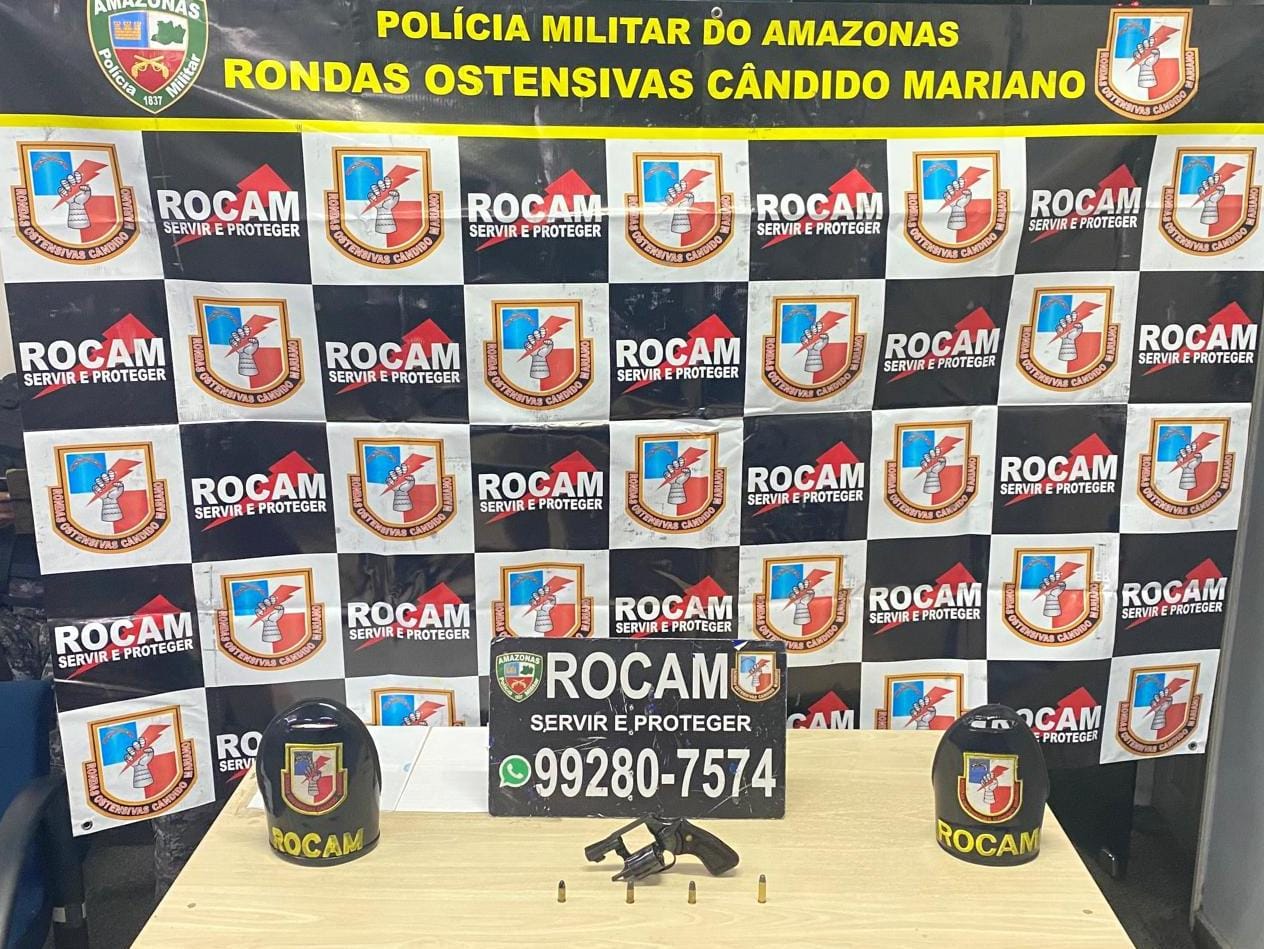 ‘Velho conhecido da polícia’ é preso com arma de fogo durante abordagem em Manaus