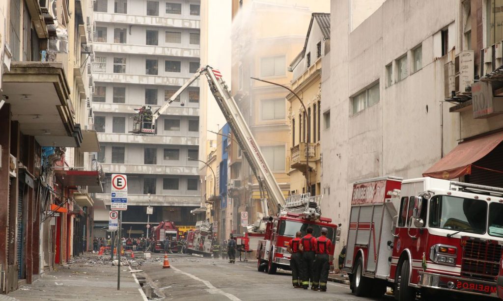 Incêndio no centro de São Paulo