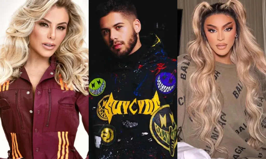 Poliana Rocha, Zé Felipe e Pabllo Vittar