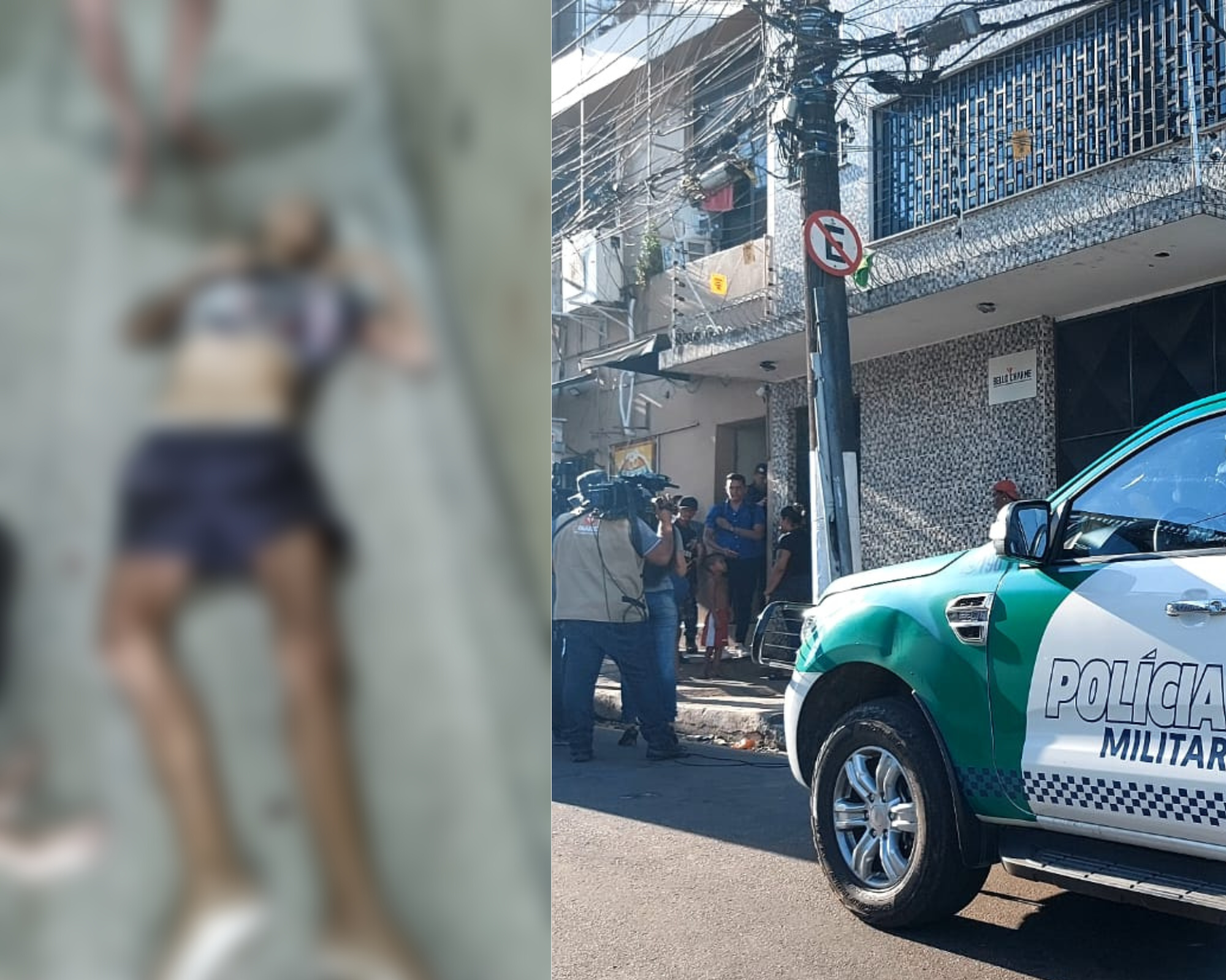 Com criança no colo, mulher é executada a tiros no Centro de Manaus