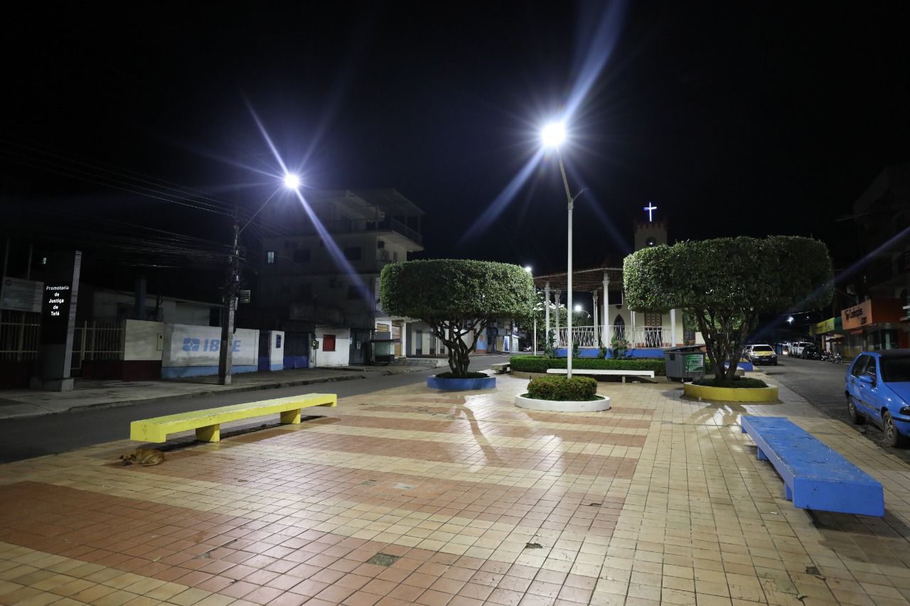 Iluminação pública de LED contribui para a ação da polícia em Tefé e redução da criminalidade