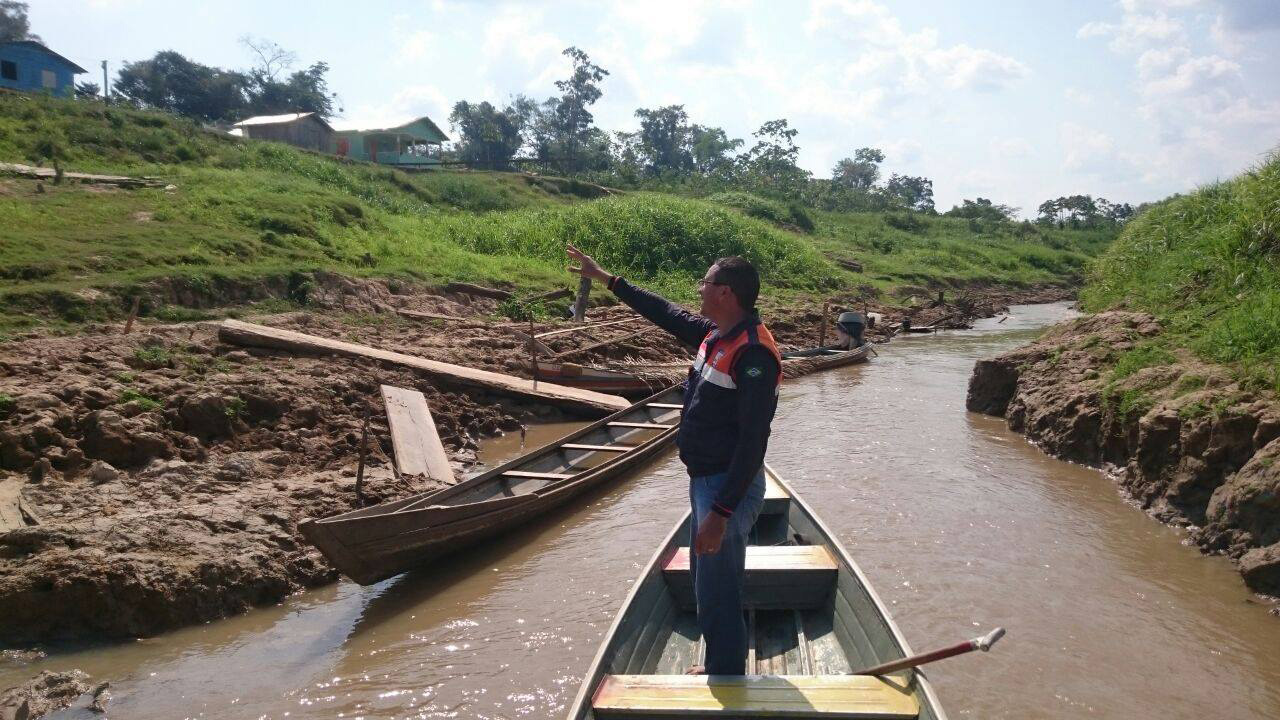 Seca nos rios do Amazonas