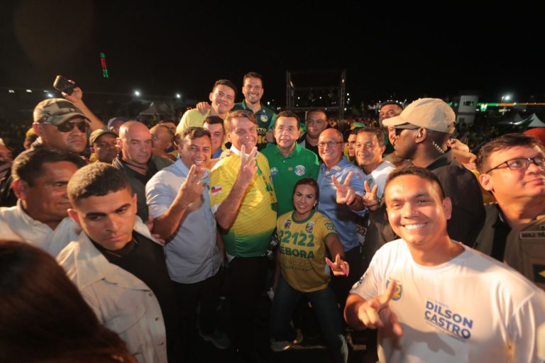 Bolsonaro declara apoio a Wilson Lima em Manaus