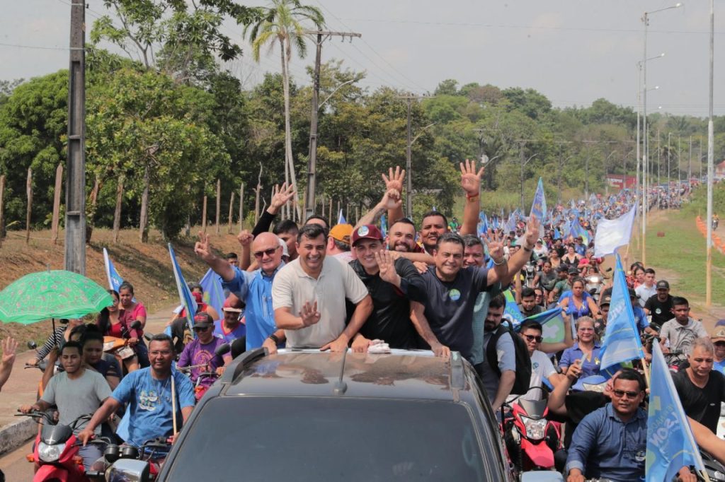 Wilson Lima em Campanha na cidade de Borba