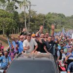 Wilson Lima em Campanha na cidade de Borba