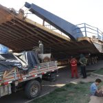 Balsas chegam para ajudar no transporte na BR 319