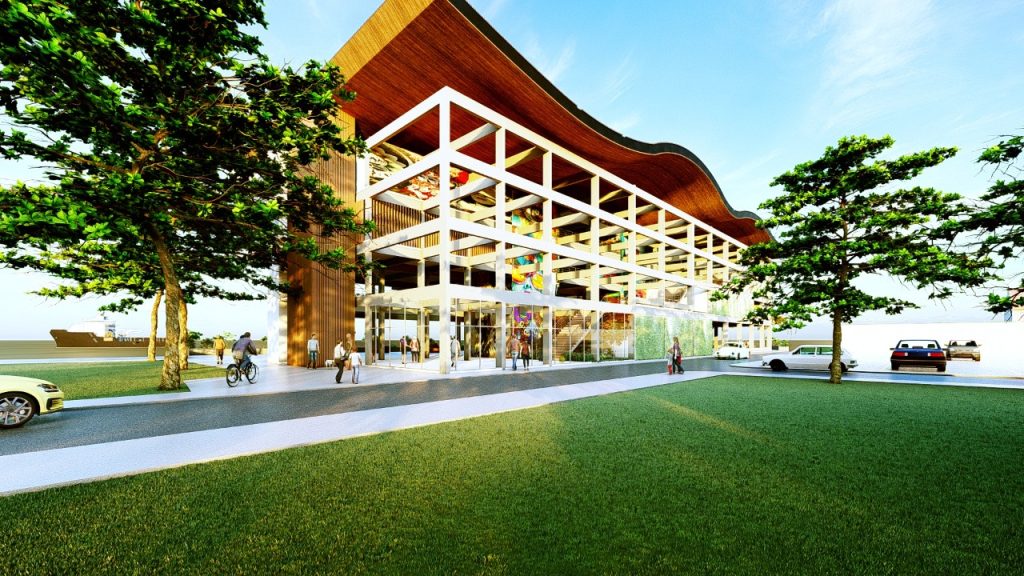 O edifício Mirante da Ilha na avenida 7 de Setembro.