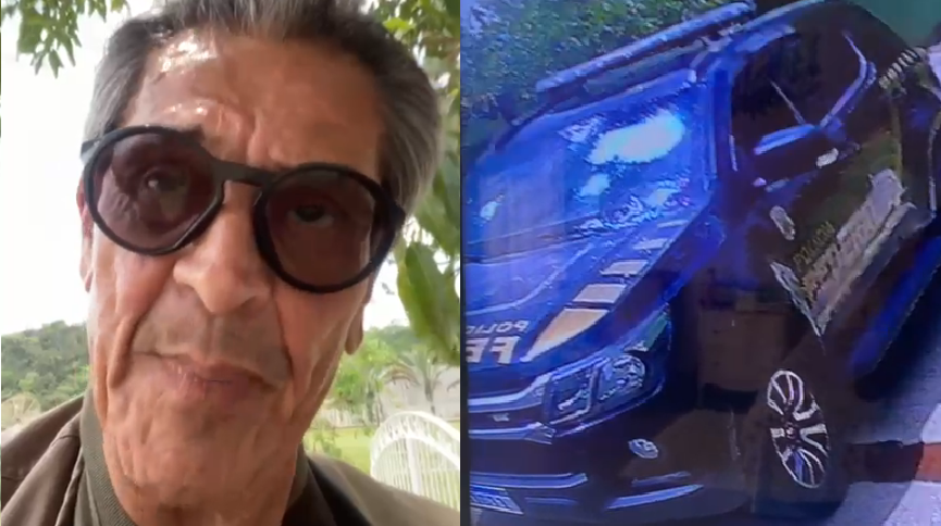 Imagens dos vídeos do ex-deputado Roberto Jefferson - Reprodução