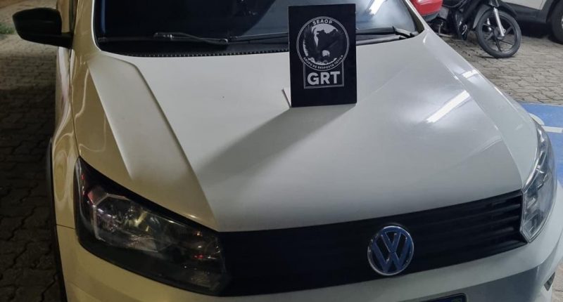Carro apreendido