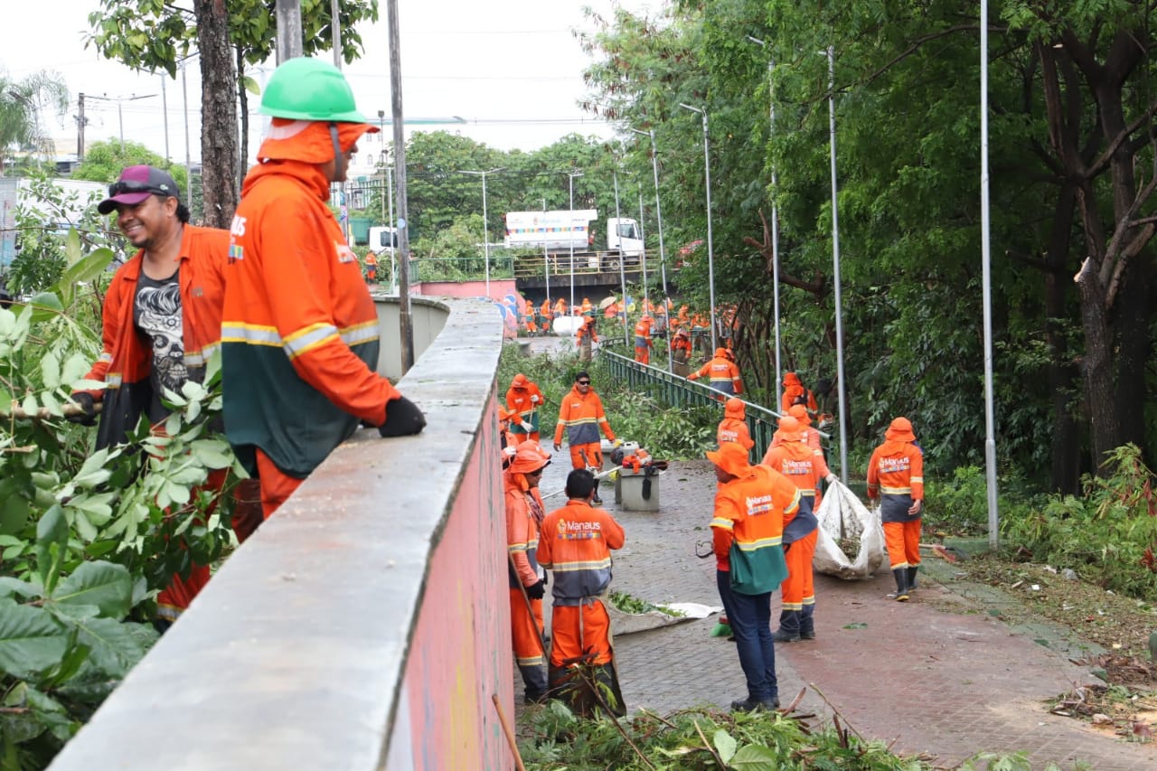 Manaus recebe ações de limpeza neste sábado