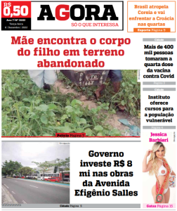 Capa - jornal Agora