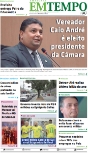 Capa - jornal Em Tempo