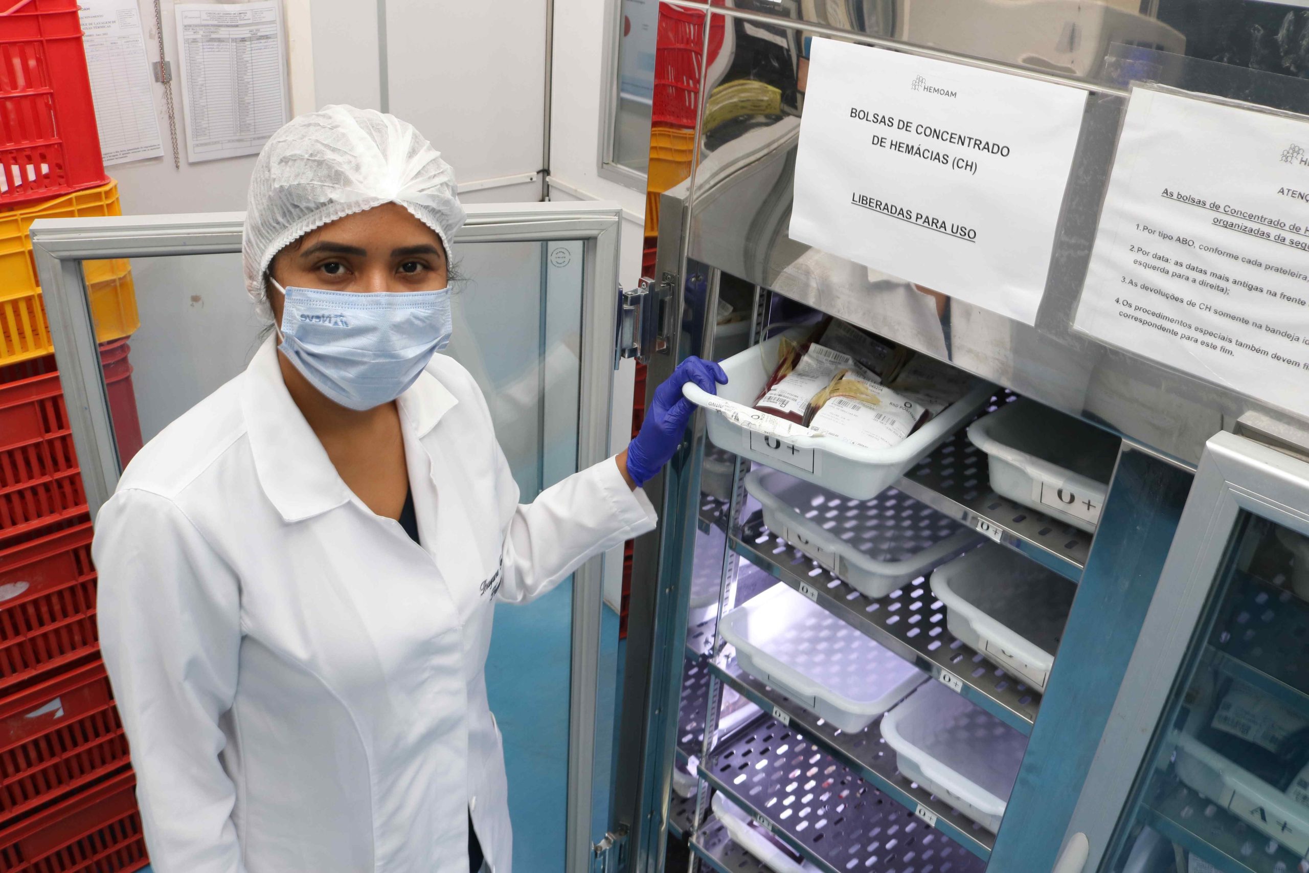 Hemoam convoca doadores de sangue dos tipos O+ e O-