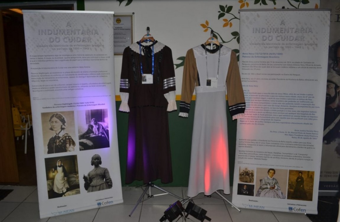 Exposição itinerante em Manaus exibe indumentárias históricas da enfermagem
